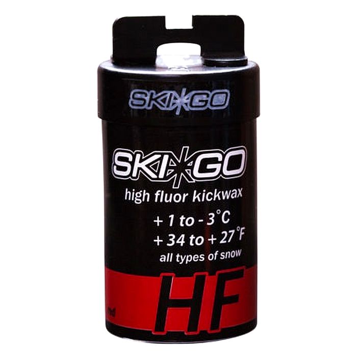 Мазь держания SKIGO HF Kickwax Red (все типы снега) (+1°С -3°С) 45 г.