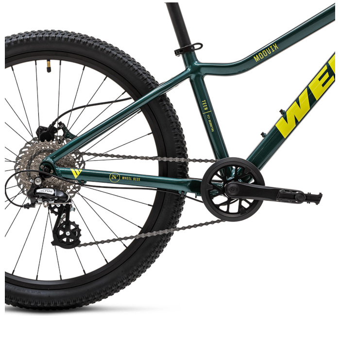 Велосипед подростковый WELT Moovix 2.0 24 HD (зеленый)