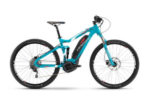 Электровелосипед HAIBIKE Sduro FullNine 5.0 400 Wh. (голубой) (2017)