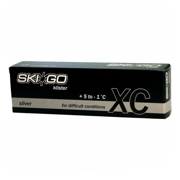 Клистер SKIGO XC Klister Silver (для мокрого снега, грязной лыжни) (+5°С -1°С) 60 г.