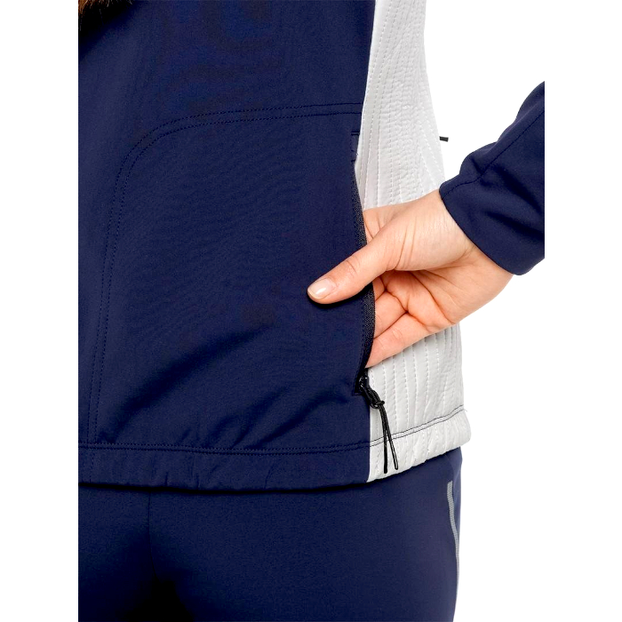 Куртка разминочная женская MOAX Tauri PRO Hybrid (голубой)