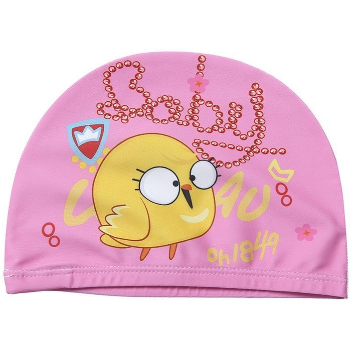 Шапочка для плавания SPORTEX детская, текстиль, "Ципа" (розовый)