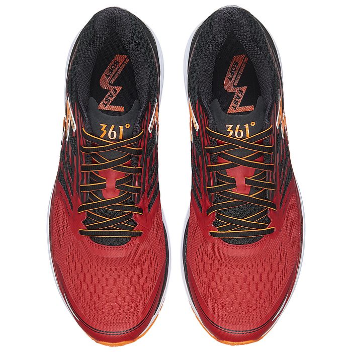 Кроссовки беговые 361° Meraki (красный/черный)