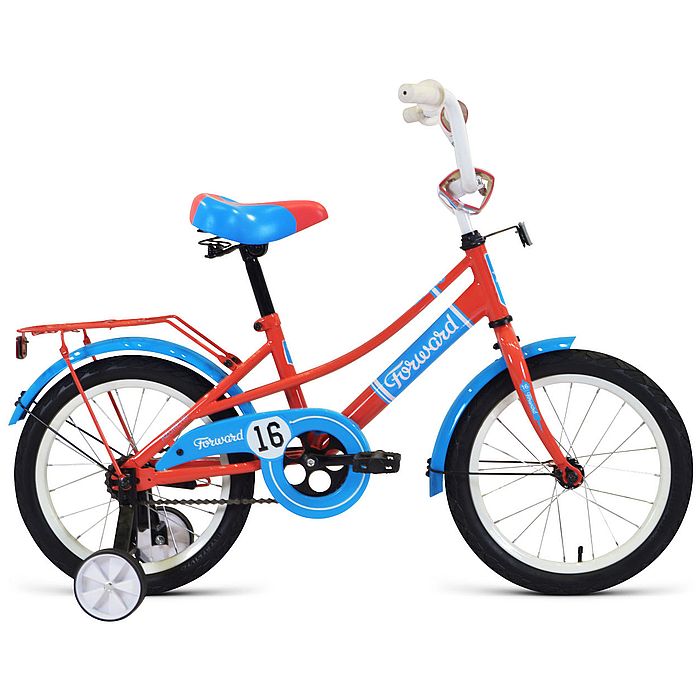 Велосипед FORWARD Azure 16 (малиновый/голубой) (20-21)