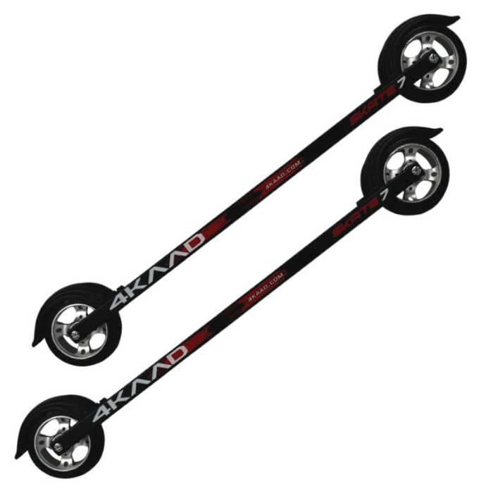 Лыжероллеры 4KAAD Коньковые 7 Jr (100/med/slow/570мм) (черный)