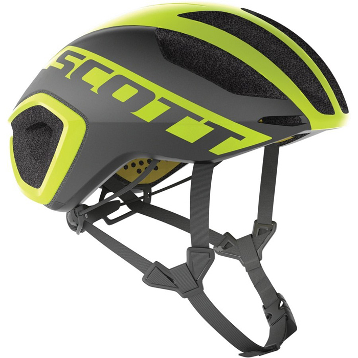 Шлем для лыжероллеров SCOTT Cadence Plus (US:55-59) (черный/желтый)