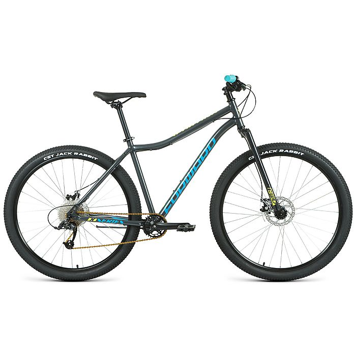 Велосипед FORWARD Sporting 29 X D (серый/зеленый) (2022)