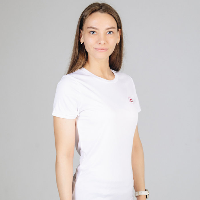 Футболка для бега женская NONAME White Line Miler (белый)