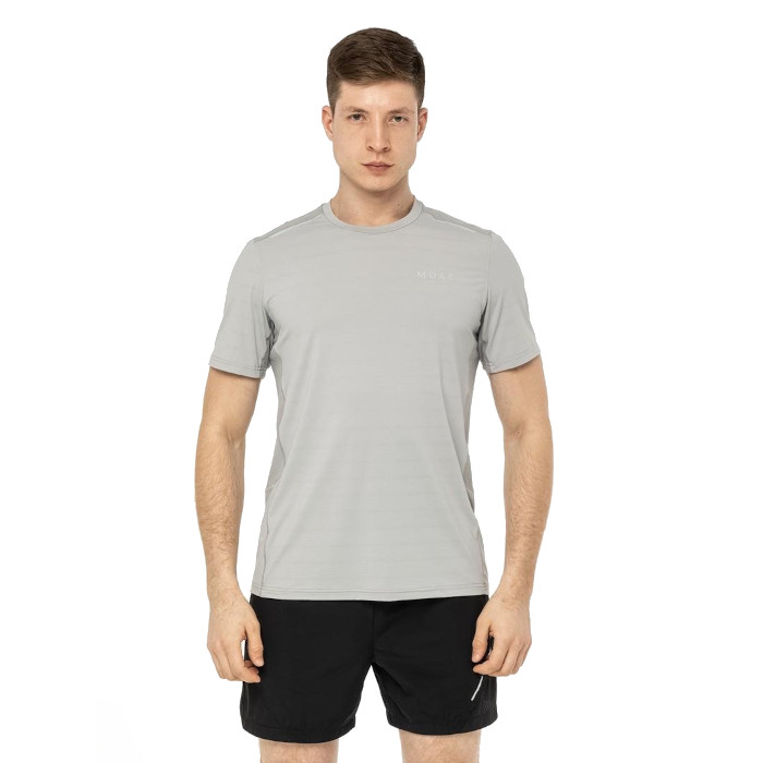 Футболка для бега MOAX Flame (серый меланж)