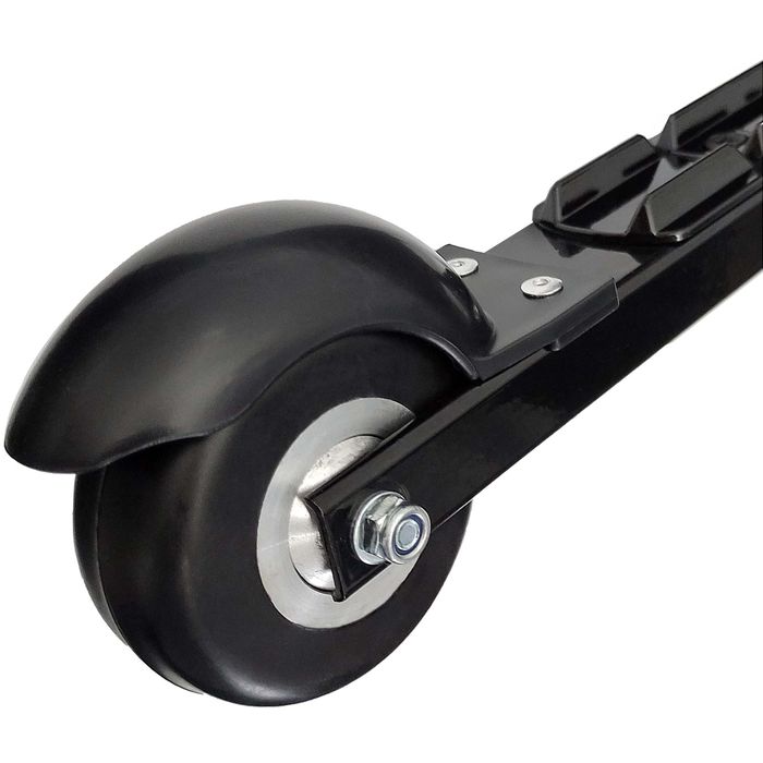 Лыжероллеры с креплениями SHAMOV Коньковые ((620/76-80/70х30) + NNN 01) (черный/красный)