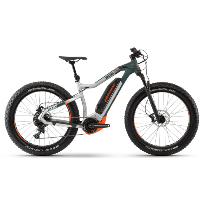 Электровелосипед HAIBIKE Xduro FatSix 8.0 500 Wh. (серый/черный) (2019)