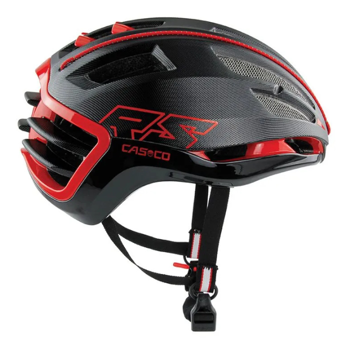 Шлем для велосипеда CASCO SPEEDairo 2 RS (без визора) (черный/красный)