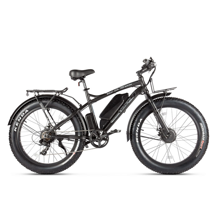 Электровелосипед VOLTECO BIGCAT DUAL NEW 2x500 Wh (черный) (2019)