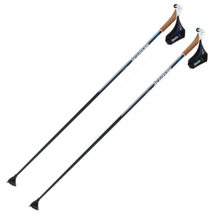 Лыжные палки SWIX (JCT16-00) Triac Jr. (Карбон 100%) (черный)
