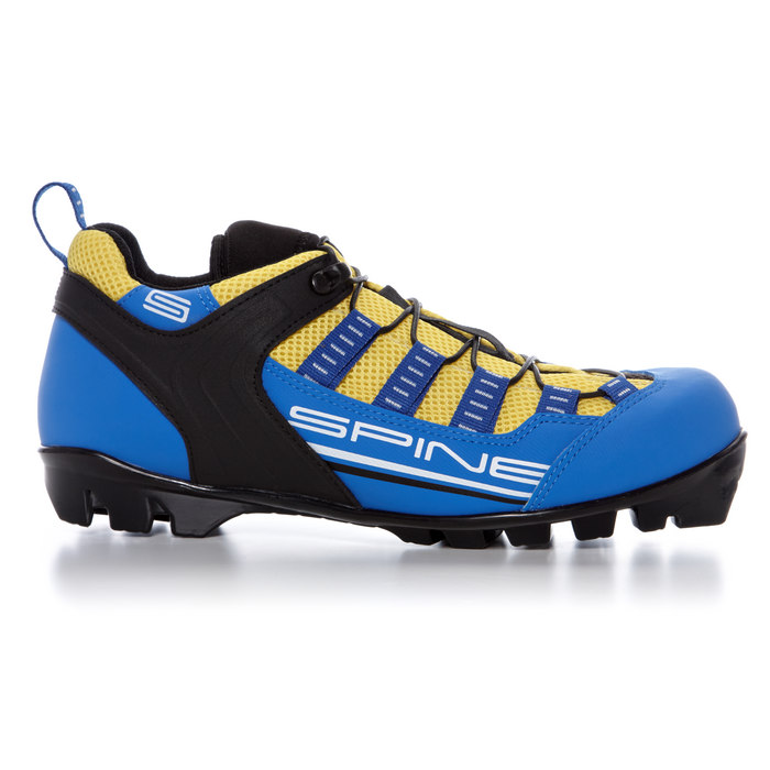 Лыжероллерные ботинки SPINE NNN Skiroll Classic (11/19) (синий/желтый)