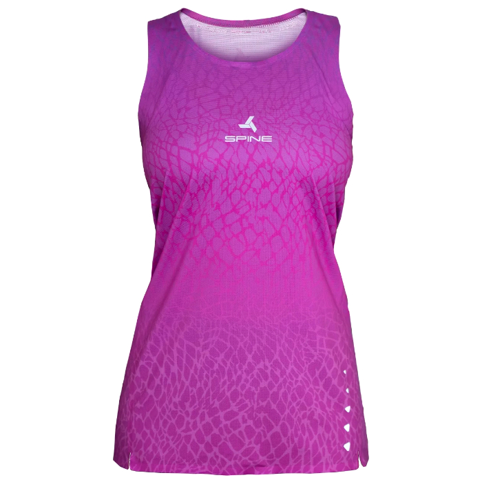 Майка для бега женская SPINE Running (розовый/фиолетовый)