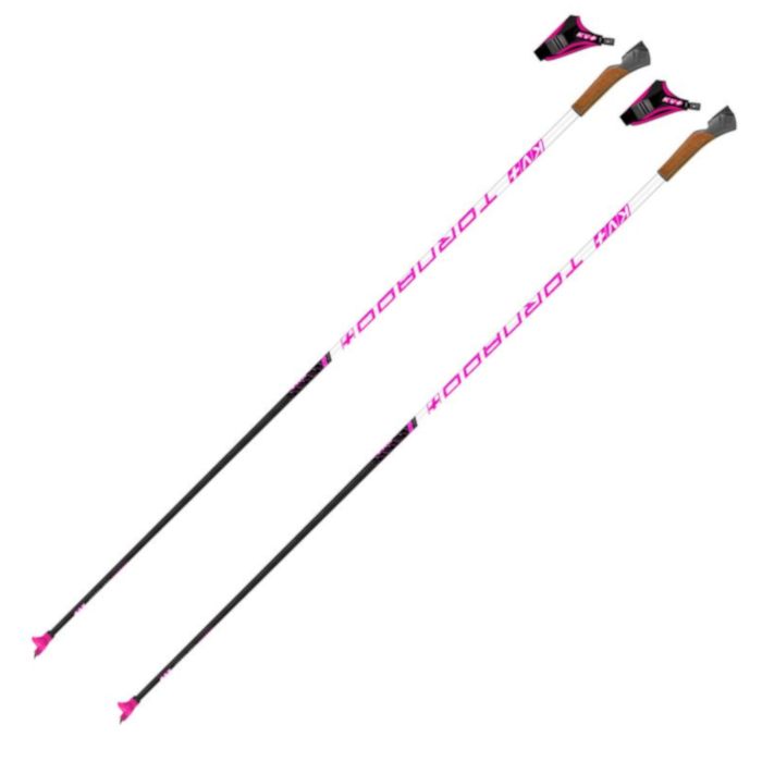 Лыжные палки KV+ (23P004QP) Tornado QCD (Карбон 100%) (розовый)