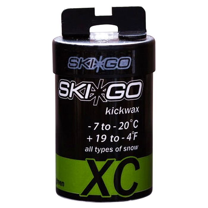 Мазь держания SKIGO XC Kickwax Green (-7°С -20°С) 45 г.