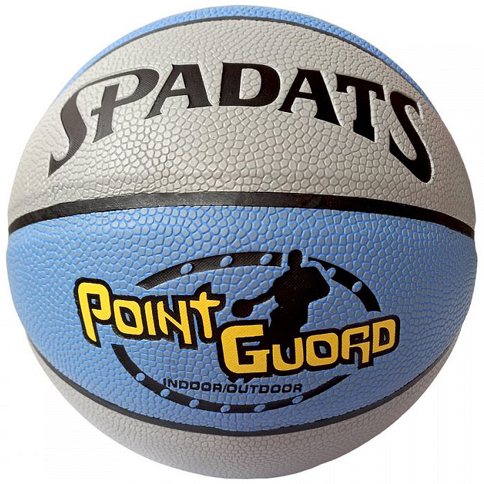 Мяч баскетбольный SPADATS ПУ №7 (синий/серый)