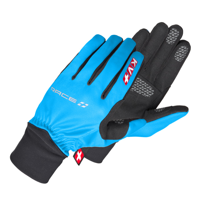 Перчатки лыжные KV+ Race (голубой)