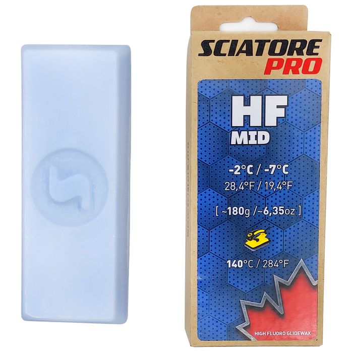 Парафин высокофтористый SCIATORE HF Mid (-2°С -7°С) 180 г.
