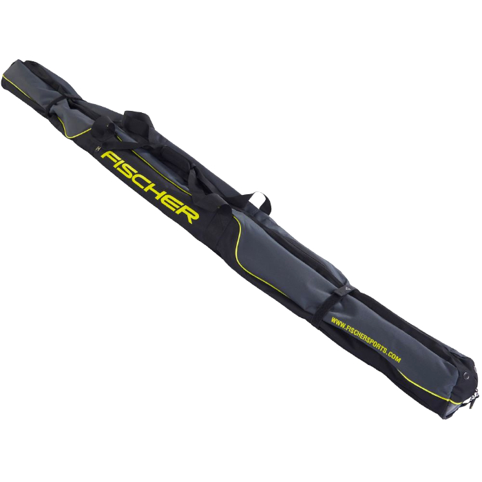 Чехол для беговых лыж FISCHER XC на 5 пар (черный/желтый)