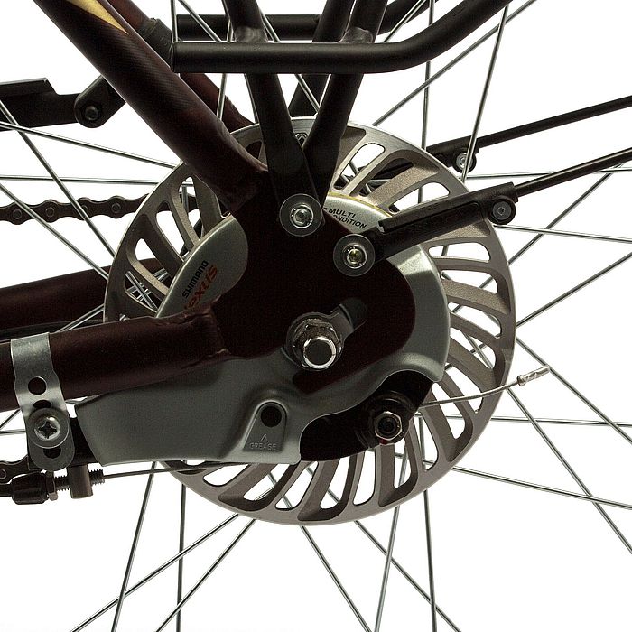 Велосипед STINGER Vancouver Evo 28&quot;, Al, Roller Brake, 7-Speed (коричневый) (2021)