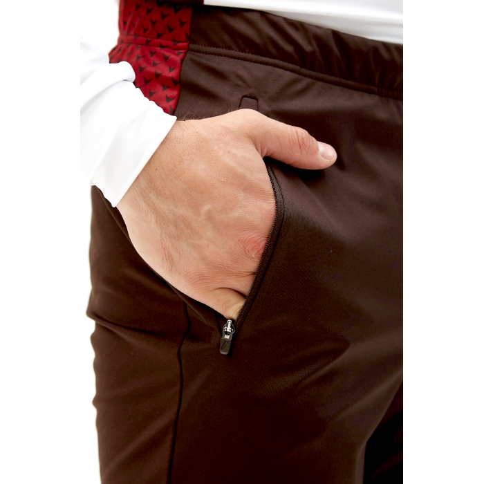 Брюки разминочные BIVIUM Баланс 2.0 (бордовый/коричневый)