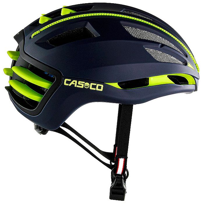 Шлем CASCO SPEEDairo 2 (без визора) (синий/желтый)