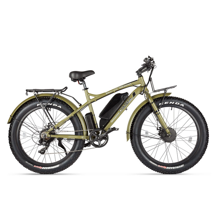 Электровелосипед VOLTECO BIGCAT DUAL NEW 2x500 Wh (хаки) (2019)