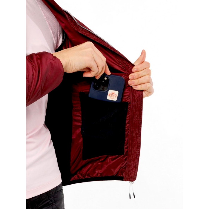 Куртка разминочная женская MOAX Royal (бордовый)