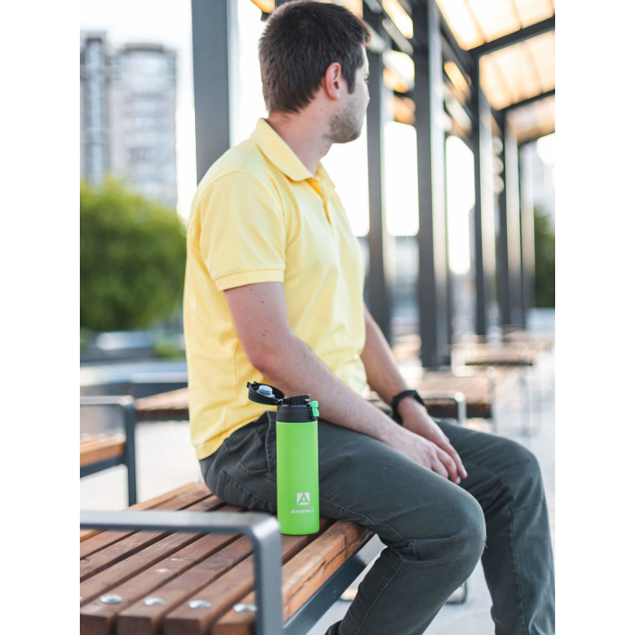 Термокружка Арктика сититерм питьевой, 0,5л текстурная (зеленый)