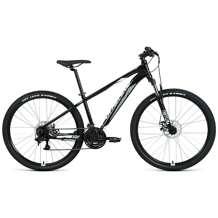 Велосипед FORWARD Apache 27,5 2.2 D (черный/серый) (2022)