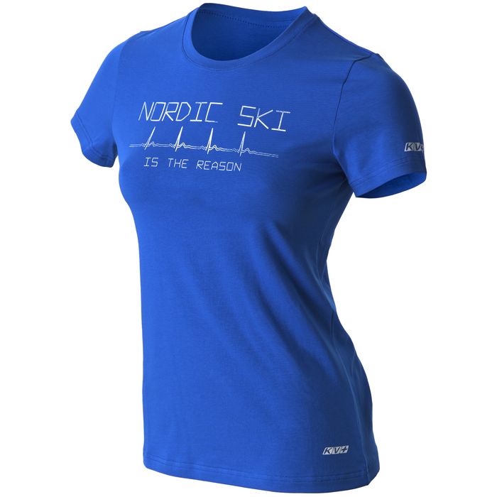 Футболка женская KV+ Nordic Ski (синий)