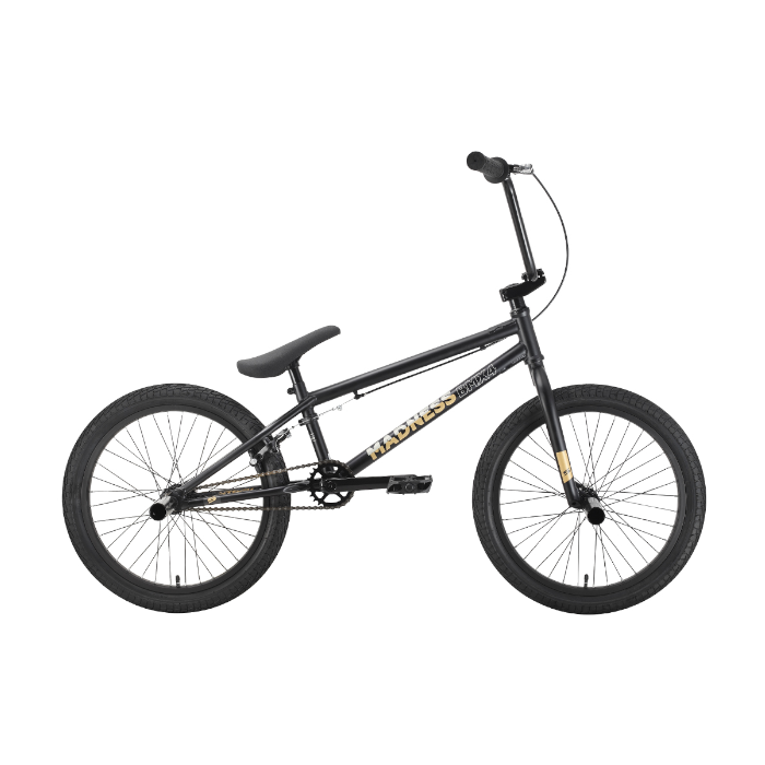 Велосипед STARK Madness BMX 4 (черный/золотой) (2022)