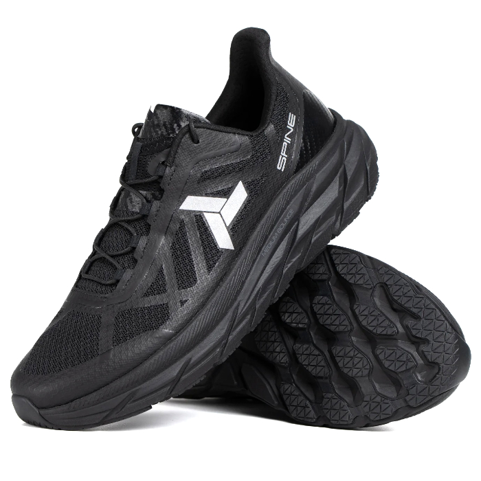 Кроссовки беговые SPINE Titanium (S) (черный/серый)