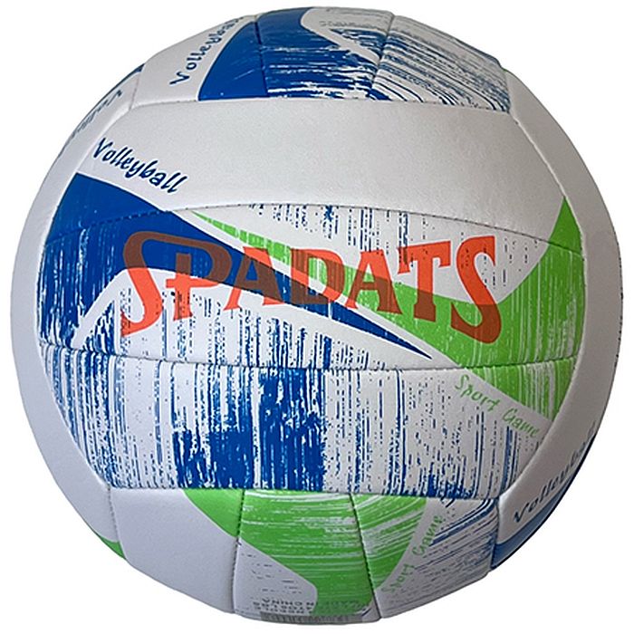 Мяч волейбольный SPADATS (PU 2.7, 300 гр., маш. сш.) (белый/зеленый)