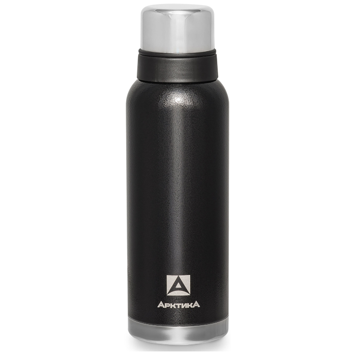 Термос Арктика с узким горлом 1,2 л (черный)