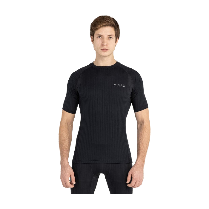 Термобелье мужское (верх) MOAX Active Pro SS (черный)