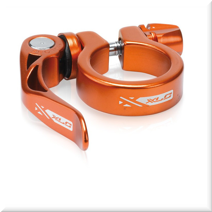 Седла XLC Seat post clamping ring PC-L04 Ø 31,8 mm orange with QR
