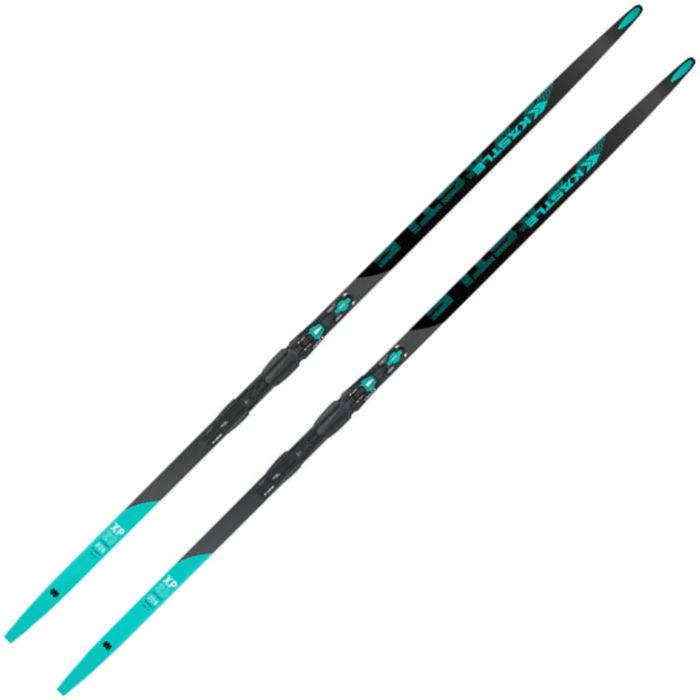 Лыжи беговые KASTLE XP20 Skate Cold (Medium) (черный/бирюзовый)