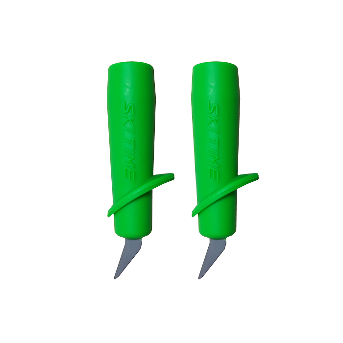 Опоры (лапки) SKI TIME (T-1) Для лыжероллерных палок (10 мм., зеленые, твердосплавный наконечник)