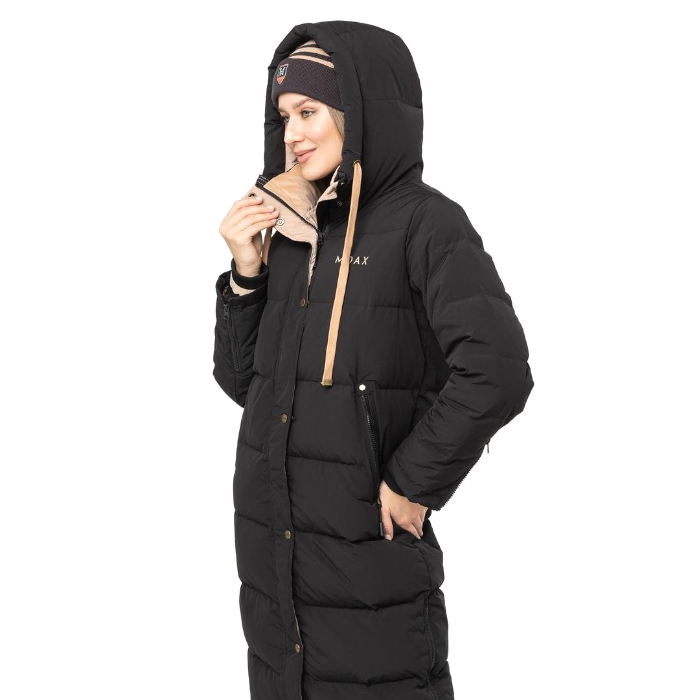 Пальто пуховое женское MOAX Dachstein (черный)