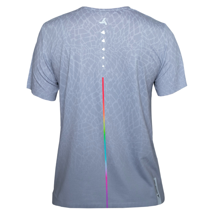 Футболка для бега женская SPINE Running (серый)