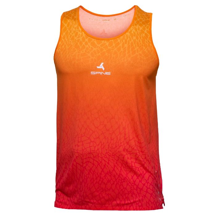 Майка для бега мужская SPINE Running (оранжевый)