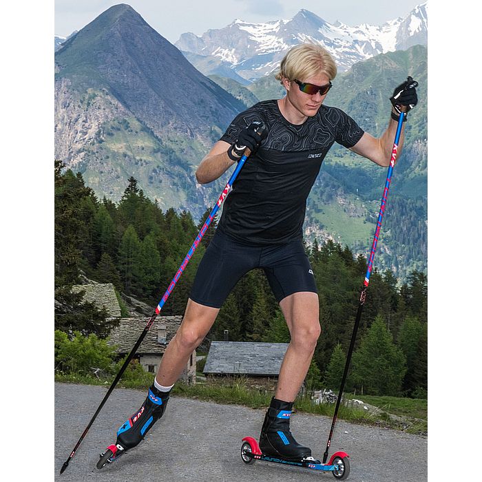 Футболка для бега KV+ Sprint Wave (черный)