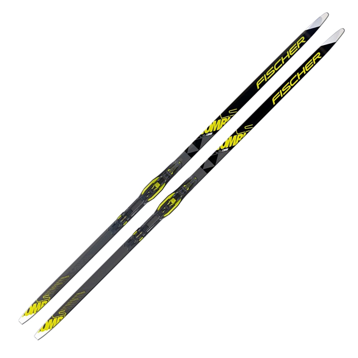 Лыжи беговые FISCHER LS Combi (черный/желтый)