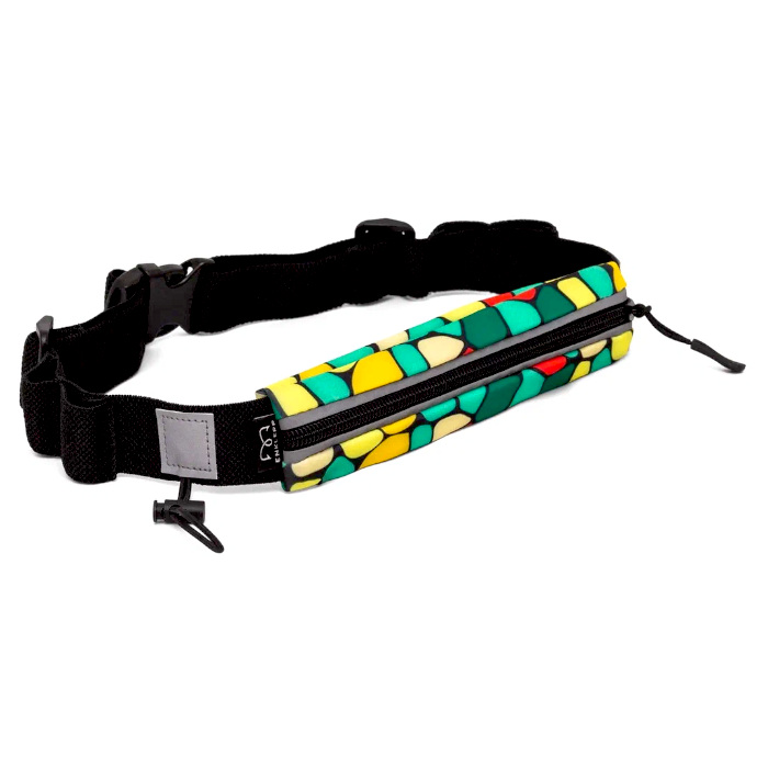 Сумка поясная ENKLEPP Run Belt Fast (зеленый/мультиколор)