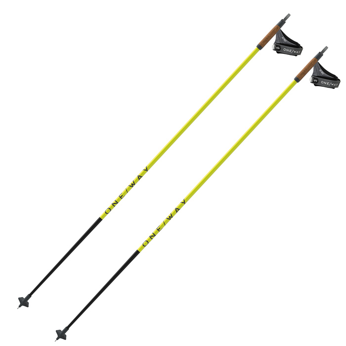 Лыжные палки ONEWAY (OZ41221) Storm 2 (Карбон 100%) (желтый)