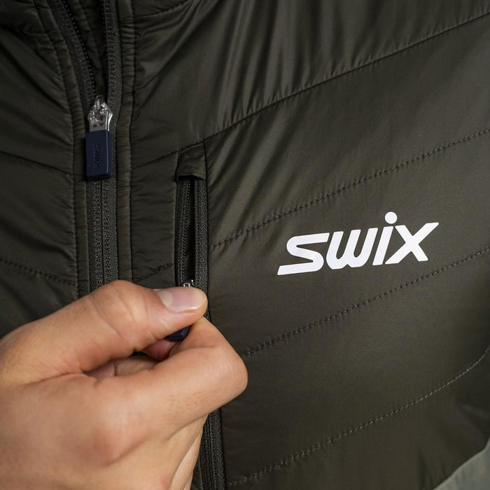 Куртка утепленная SWIX Dynamic Hybrid Insulated (оливковый)